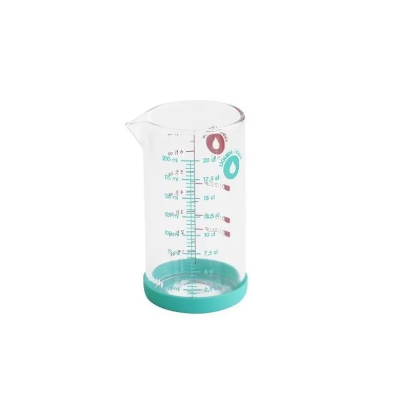 Verre mesureur avec base silicone - Pebbly