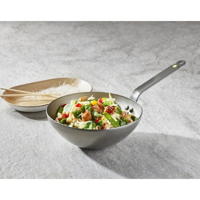 Wok acier Mineral B Element 28 cm - de Buyer