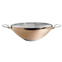 Wok cuivre 32cm Prima Matera De Buyer