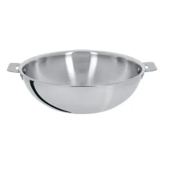 Wok inox Casteline 20cm manche amovible - Cristel
